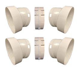 ARC-HCSET2-V2 | *CAD*Whynter V2 hose extender set (2) for Portable Air Conditioner Models  ARC-12SD, ARC-12SDH, ARC-14S, ARC-14SH, ARC-143MX, ARC-141BG, ARC-147WF, ARC-147WFH(5.9" diameter hoses)