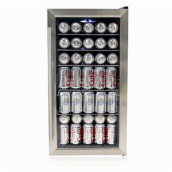 BR-125SD | Whynter Beverage Refrigerator - Stainless Steel