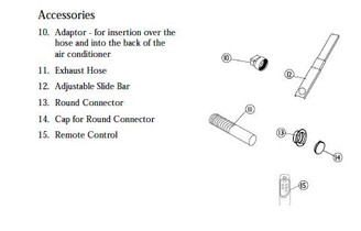 ARC-12DAP | Whynter ARC-12D Portable Air Conditioner Adaptor Part