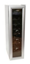 HVW18BSS | Haier 18-Bottle Capacity Thermoelectric Wine Tower Storage - HVW18BSS