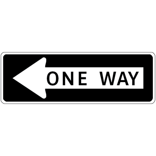 Sign-One Way Street
 One Way Street Signs