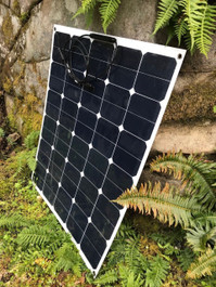 95 Watt, 33 Volt flexible lightweight solar panel with Sunpower cells