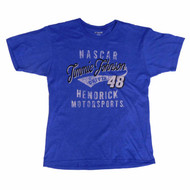 Nascar Hendrick Motorsports Mens Blue Jimmie Johnson #48 Shirt Faded T-Shirt