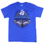 Nascar Mens Blue Jimmie Johnson #48 Hendrick Motorsports Tee Shirt T-Shirt