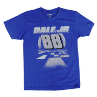 Nascar Driver #88 Mens Blue Dale Earnhardt Jr. Tee Shirt Raceway T-Shirt