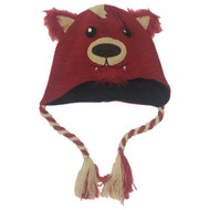 Aquarius Boys Red Fox Critter Style Peruvian Hat