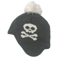 Ben Berger Boys Gray Skull Trapper Hat