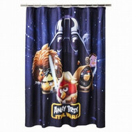 Rovio Angry Birds Star Wars Fabric Shower Curtain Bath Decor