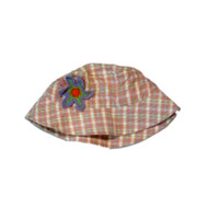 Kid Connection Stripped Pink Flower Infant Girls Bucket Hat Sun Floppy Hat Rain