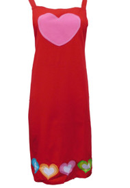 Style Valentine Red Hearts Classic Kitchen Bib Apron Cooking