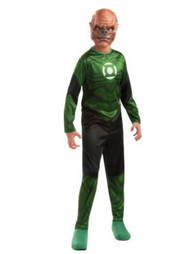 Green Lantern Boys Kilowog Costume with Mask & Ring