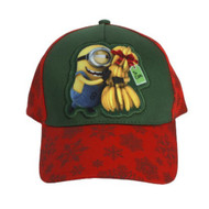 Despicable Me Boys Red Minion Carl Baseball Cap Holiday Ball Hat