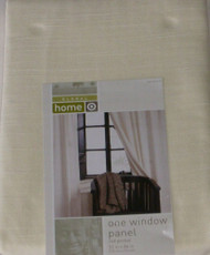 Global Home Pale Yellow Window Panel 84" Curtain