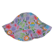 ABG Toddler Girls Purple Floral Sun Hat  Floppy Bumblebee Bucket Cap