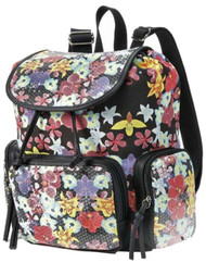 Candies Floral Sequin Backpack Sport School Sequins Travel Pack Daypack