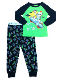 Happy Halloween Infant Boy Rad To The Bone Skateboarding Sleepwear Pajama
