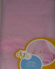Do Your Room Pink Netting Bed Canopy One Size Fits Most Beds