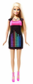 Mattel Barbie Digital Dress Doll Light Up Graphics, Blonde