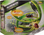 Xconcepts Nano Speed Super Vert Crash Race Track Set with Micro Cars Motorized
