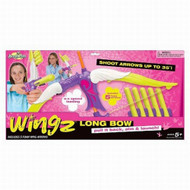 Buzz Bee Wingz Long Bow Pink Shooter With Soft Dart Arrows