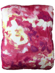 Full Queen Bed Quilt Pretty Pink Floral Watercolor Flowers