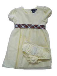 Chaps Infant Girls Ivory Tulle Party & Christmas Holiday Dress