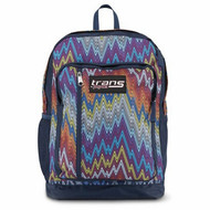 Trans by Jansport Megahertz II 18" Backpack Multi-colored Chevron School Travel
