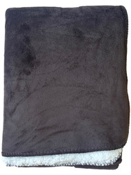 NorthCrest Home Sherpa Micromink Chocolate Brown Oversized Soft Throw Blanket