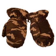 Infant & Toddler Boys Green Cammo Winter Snow Mittens