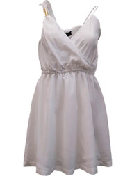 Kardashian Collection Womens White Sun Dress Swim Cover Up