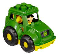Mega Bloks John Deere Tractor First Builders Building Set - 6 Pieces