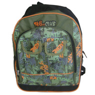 SK8er Club  Skater Backpack Sport School Travel Green & Orange Back Pack