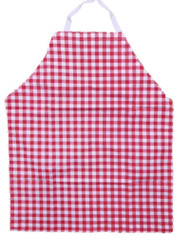 1892 Grill Red Check Grilling Apron Bib Style BBQ Cooking