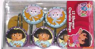 Dora The Explorer Boots Shower Curtain Hooks Set of 12