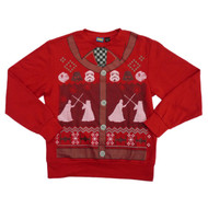 Star Wars Mens Red Galactic Empire Darth Vader Vs Obi-Wan Christmas Sweatshirt