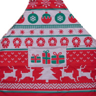Wembley Ugly Sweater Kiss The Claus Christmas Apron