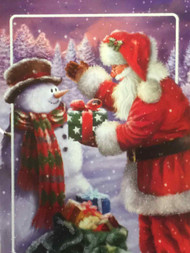 Trimmerry Santa & Snowman Holiday Christmas Cards