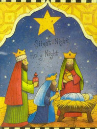 Trimmerry Silent Night Holy Night Christian Christmas Cards Wisemen & Jesus