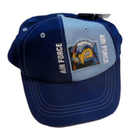 Air Force Baseball Cap Mens Dark & Light Blue Military Ball Cap Eagle Hat