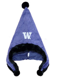 Forever University Of Washington Plush Fleece Christmas Hat Holiday Huskies Hat