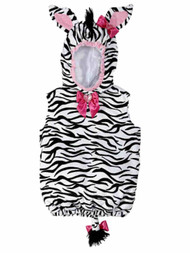 Koala Kids Infant Girl Plush Black White Stripe Baby Zebra Costume Hoodie
