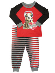Infant & Toddler Boys Red Heartthrob Pajamas Puppy Dog Sleepwear Set