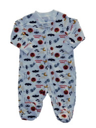 Faded Glory Infant Boy Girl Halloween Sleeper Pumpkin Pajamas Baby Ghost PJ