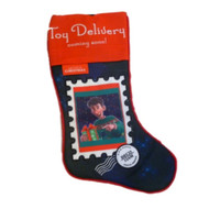 Santas Best Arthur Christmas Stocking Holiday Decor Red & Blue Present Xmas