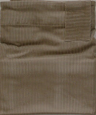 NorthCrest Home Remington Tan Corduroy Window Valance Belt Loop Curtain Topper