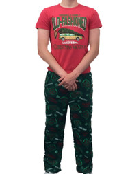 Christmas Vacation Mens Griswold Sleep Set Fleece Lounge Pants T-Shirt Pajamas