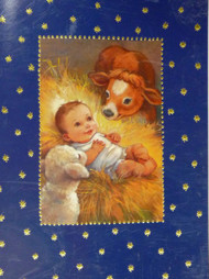 Trimmerry Baby Jesus Manger Scene Christian Christmas Cards