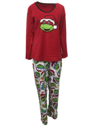 Teenage Mutant Ninja Turtles Women Red Fleece Christmas Pajama TMNT Sleep Set