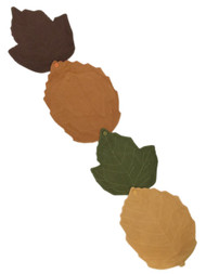 Harvest Treasures Corduroy 64" Table Runner or Placemats Four Autumn Leaves