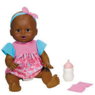 Fisher Price Little Mommy Wipey Dipey Black Doll Sounds